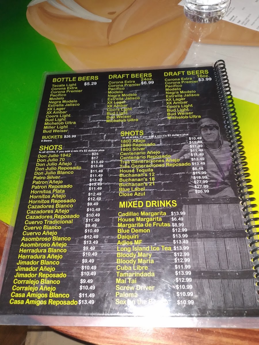 Tacos & beers Menu - Image 1